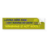 KOOL PENCIL Bumper Sticker