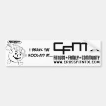 Koolaid Bumper sticker - White