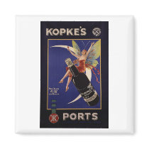 Kopke's Ports Vintage Ad magnets by vintagegiftmall Kopke's Ports Vintage Ad magnets