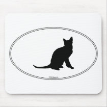 Korat Silhouette mousepads