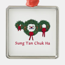 Korea Christmas 2 Christmas Tree Ornament