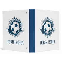 Korea DPR Football 3 Ring Binders