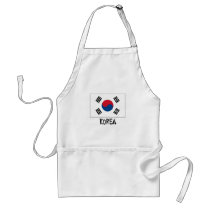 Korea Flag aprons