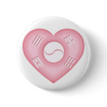 Korea Love Pinback Buttons