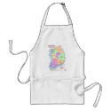 Korea Map Apron