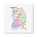 Korea Map Magnet