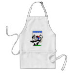 This adorable little panda is too cute! He's featured in front of a large flag from Korea and ready to play football and score some goals. This cute design is perfect for football players and soccer fans! You can totally customize this gift! Change the color, move the design around, add your own text or images -- make it your own!