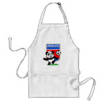 This adorable little panda is too cute! He's featured in front of a large flag from Korea and ready to play football and score some goals. This cute design is perfect for football players and soccer fans! You can totally customize this gift! Change the color, move the design around, add your own text or images -- make it your own!
