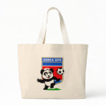 This adorable little panda is too cute! He's featured in front of a large flag from Korea and ready to play football and score some goals. This cute design is perfect for football players and soccer fans! You can totally customize this gift! Change the color, move the design around, add your own text or images -- make it your own!