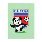 This adorable little panda is too cute! He's featured in front of a large flag from Korea and ready to play football and score some goals. This cute design is perfect for football players and soccer fans! You can totally customize this gift! Change the color, move the design around, add your own text or images -- make it your own!
