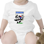 This adorable little panda is too cute! He's featured in front of a large flag from Korea and ready to play football and score some goals. This cute design is perfect for football players and soccer fans! You can totally customize this gift! Change the color, move the design around, add your own text or images -- make it your own!