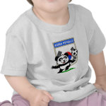 This adorable little panda is too cute! He's featured in front of a large flag from Korea and ready to play football and score some goals. This cute design is perfect for football players and soccer fans! You can totally customize this gift! Change the color, move the design around, add your own text or images -- make it your own!