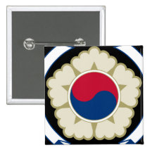korea south emblem buttons