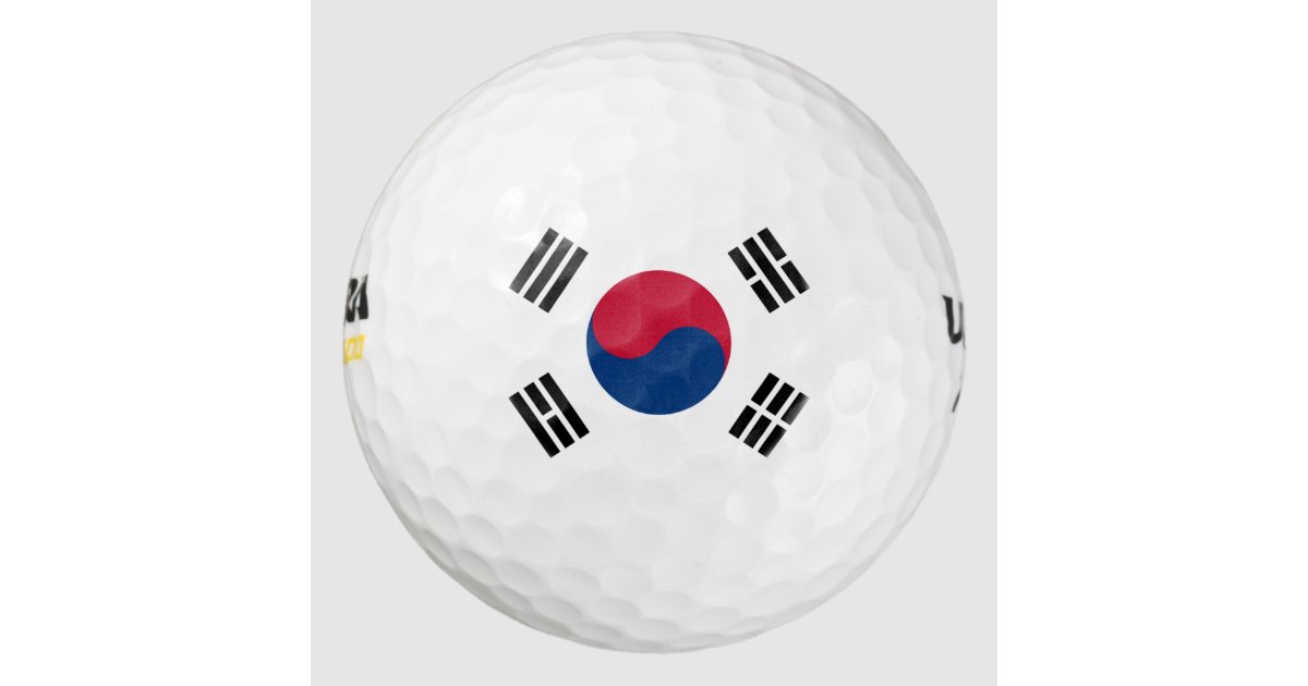 korea south golf balls Zazzle