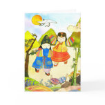 Korean Baby's First Birthday Greeting Card