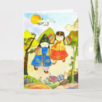 Korean Baby's First Birthday cards by daphne1024