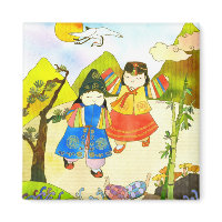 Korean Baby's First Birthday Magnet magnet