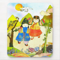 Korean Baby's First Birthday Mousepad