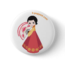 Korean dancer button by kpoppedtrio Korean dancer button