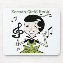 Korean Girls Rock mousepads
