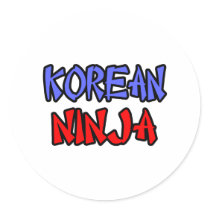Korean Ninja stickers