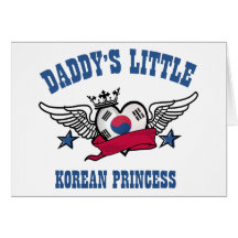 korean Princess Designs Greeting Cards