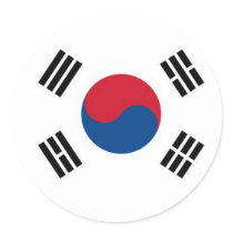 Korean Round Sticker