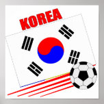 Korean Soccer Team posters