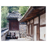 Korean traditional house flyers