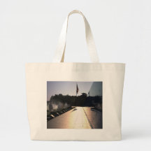 Korean War Memorial sunrise Tote Bag
