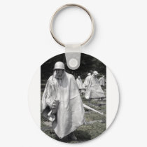 Korean War Memorial veterans Status keychains