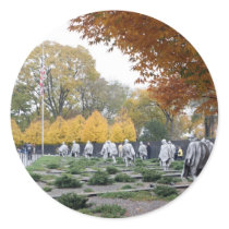 Korean War Memorial veterans stickers