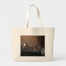 Korean War Memorial Washington Monument night Tote Bags