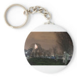 Korean War Memorial Washington Monument night Keychain