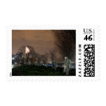 Korean War Memorial Washington Monument night Postage Stamps