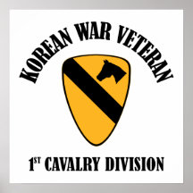 Korean War Veteran - 1st Cav Posters