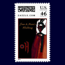 Korean Wedding Postage  - Personalize stamps