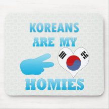 Koreans are my Homies Mouse Pads