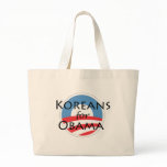 Koreans for Obama bags