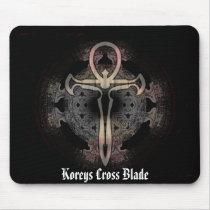 Koreys Cross Blade - Mousepad by nightmare7darkangel Koreys Cross Blade - Mousepad