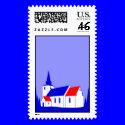 Korning Kirke - The Church in Korning postage