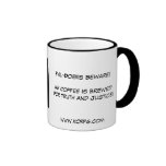 KORPG Evil-Doers Beware coffee mug mugs
