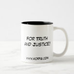 KORPG For Truth and Justice coffee mug mugs