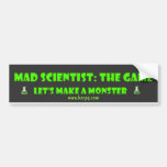 KORPG Mad Scientist Let's Make a Monster Bumper St bumper stickers