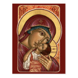 Korsun Mother of God Prayer Card Post Card