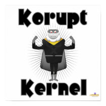 Korupt Kernel Popcorn Supervillain posters by charactercraze Korupt Kernel Popcorn Supervillain posters