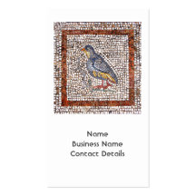 Kos Bird Mosaic Business Card with 2013 Calendar