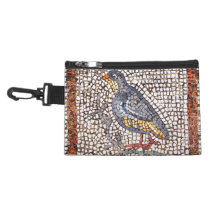 Kos Bird Mosaic Clip On Accessory Bag at Zazzle