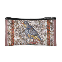 Kos Bird Mosaic Small Cosmetic Bag at Zazzle