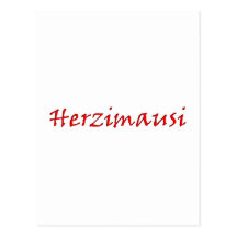 Kosenamen Herzimausi Post Card